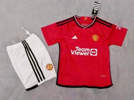 Kids Manchester United Home Kit 23/24 Season